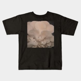 Oyster Mushroom Gill Cluster Kids T-Shirt